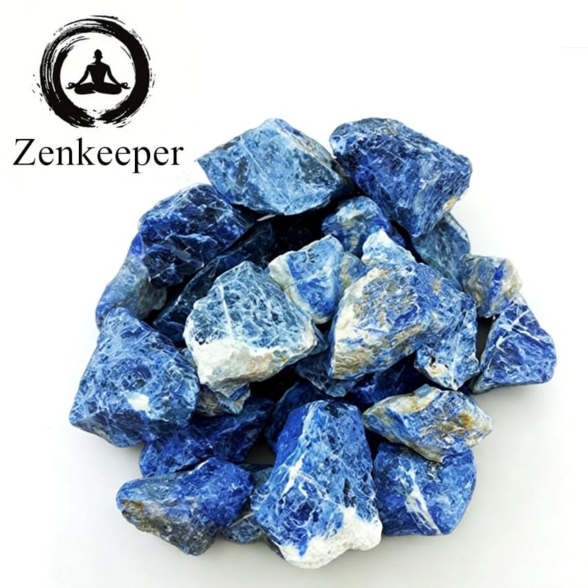 Amazon.com: Zenkeeper 1Lb Large Rough Sodalite Crystal Stone Raw